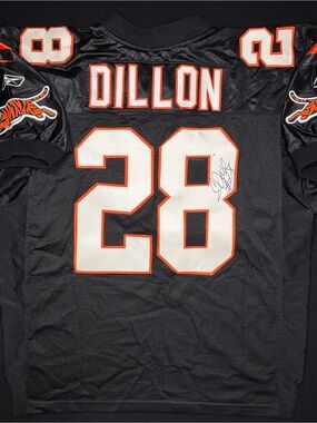 Corey Dillon Autographed Reebok Authentic Cincinnati Bengals #28 Football Jersey